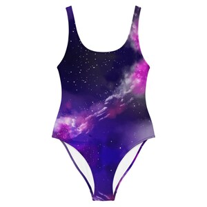 Galaxy_Punkdemonium-One-Piece Swimsuit (XS-3XL)