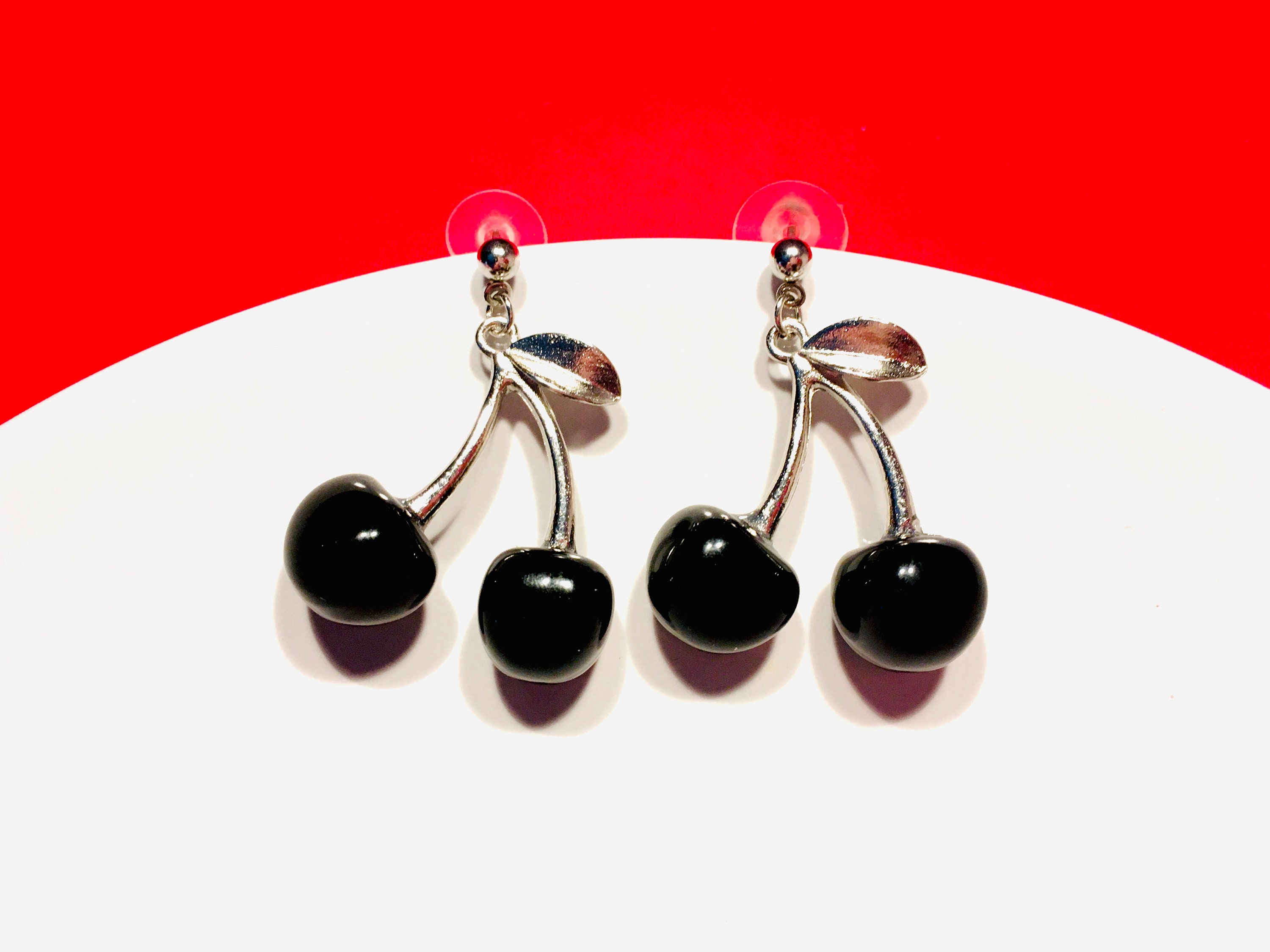Black Cherry Necklace & Earrings SetVintage Retro Punk Gothic Etsy