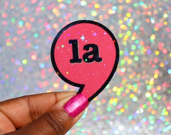Comma La Sticker | Kamala Harris | Madam President | I&#39;m Speaking | 2024 Election | Stocking Stuffer | Gifts for Her | Feminist Gift | SS5