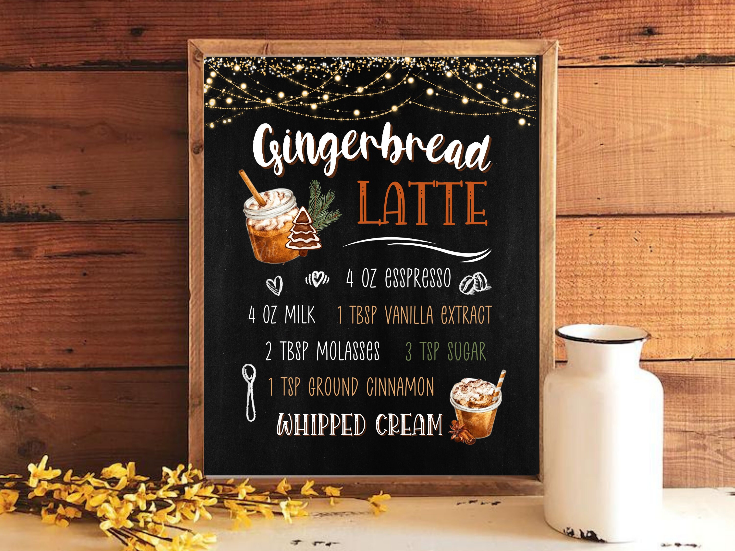 Pumpkin Spice Sign | Fall Coffee Bar Sign | Hot Cocoa Sign
