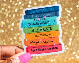 Bookish Stickers | Black Girl Sticker | Black History Month | Booktok | Sticker For Kindle and Laptop | Gift for Her | Gift For Reader | SS1