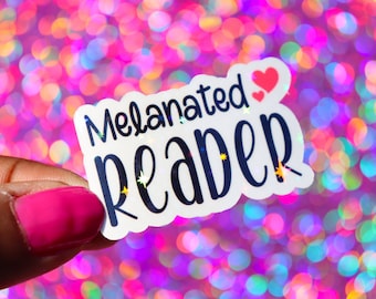 Book Stickers | Black Girl Stickers | Stickers for Kindle and Laptop | Book Club | Stocking Stuffer | Gifts for Her | Book Lover Gift | SS13