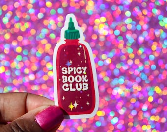 Spicy Book Club Sticker | Bookish Stickers | Stickers for Kindle | Book Club | Stocking Stuffers | Gifts for Her | Book Lover Gift | SS48