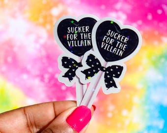 Team Villain Stickers | Bookish Stickers | Stickers for Kindle | Book Club | Stocking Stuffers | Gifts for Her | Book Lover Gift