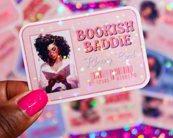 Book Stickers | Black Girl Stickers | Book Club | Stickers for Kindle and Laptop | Stocking Stuffer | Gift for Her | Book Lover Gift | SS4