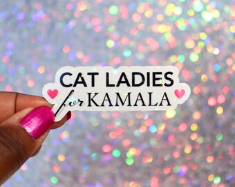 Pegatina de Kamala Harris / Señora presidenta / Estoy hablando / Mercancía electoral de 2024 / Regalos para calcetines / Regalos para ella / Regalo feminista / SS18