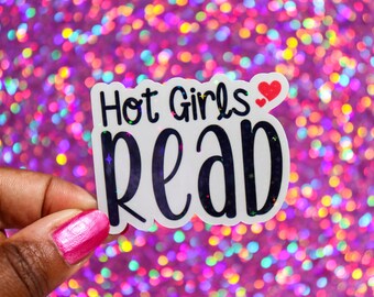 Adesivi Bookish / Adesivi di lettura per Kindle / Ragazze hot che leggono / Regalo per club di lettura / Regalo per calze della Befana / Regalo per lei / Regalo per amanti dei libri / SS8