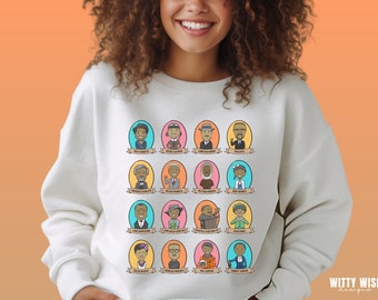 Black History Month Shirt | ABC's Of Black History Shirt | History Teacher Shirt | Teacher Sweatshirt | Librarian Shirt | Gift For Her