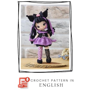 Khloe doll pattern PDF TUTORİAL ENGLİSH