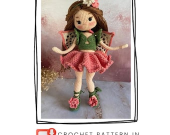 Padrão de Amigurumi de Louro em PDF | Padrão de Boneca de Crochê | Download Digital | Inglês
