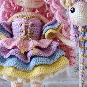 Lunaria doll Amigurumi Pattern PDF | Crochet Pattern | Digital Download | English image 3