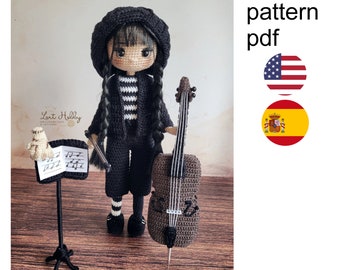 Costume da bambola nera + modello del corpo pdf TUTORİAL INGLESE & SPA