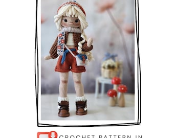 Belis Doll Amigurumi Crochet Pattern | 32cm (PDF Download)