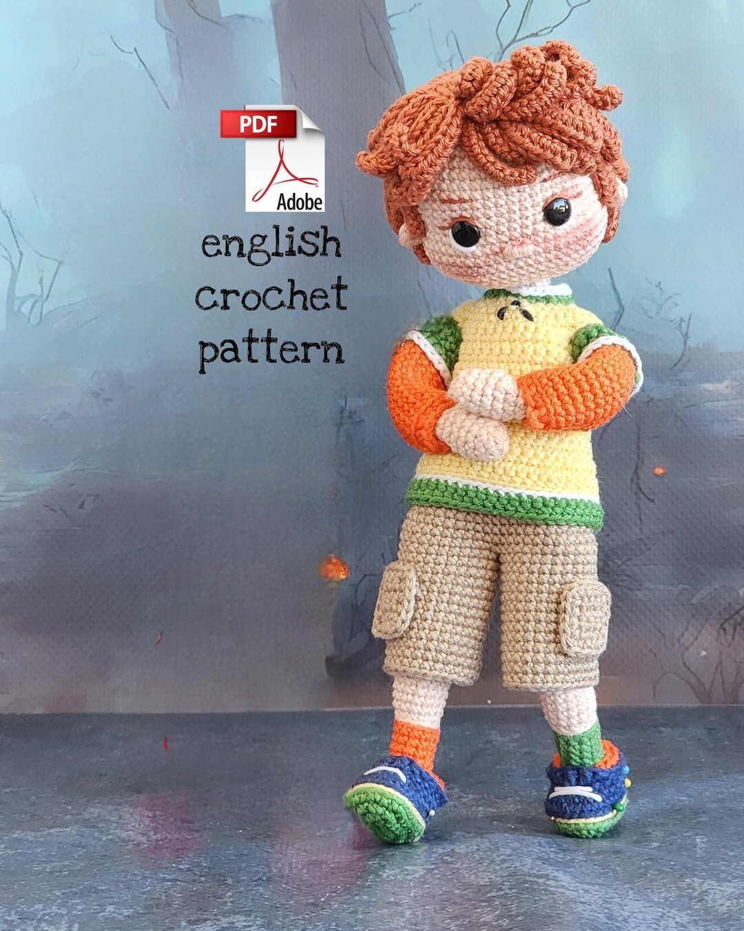 Jonat Pdf PATTERN TUTORİAL ENGLİSH - Etsy