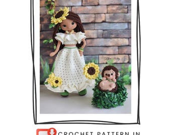 Arwa Amigurumi Pattern PDF | Crochet Doll Pattern | Digital Download | English
