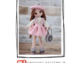 Mercan Doll Crochet Pattern – Amigurumi Doll Pattern | PDF Tutorial