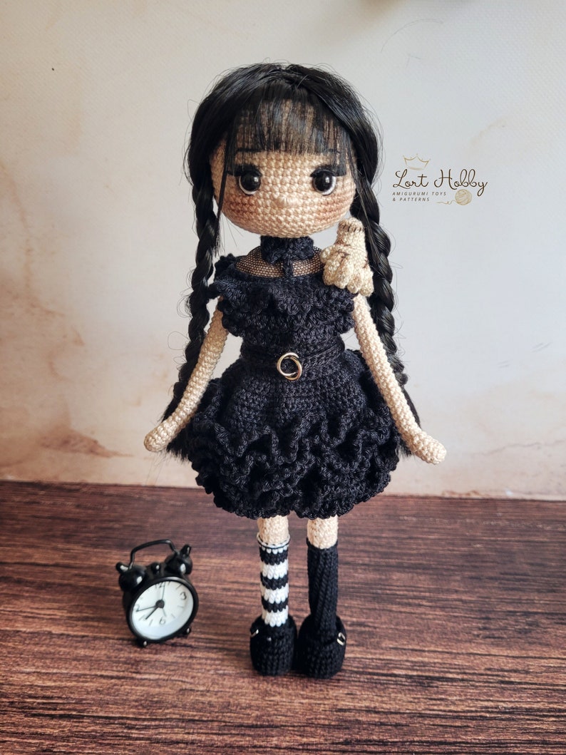 Wednesday Addams party dress body pattern pdf TUTORİAL ENGLİSH & SPA image 2