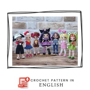 Costumed girls pattern PDF TUTORİAL ENGLİSH