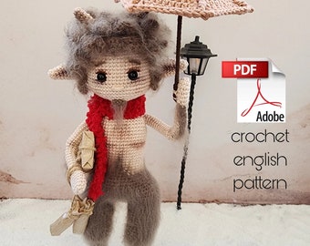 Narnia Mr. Tumnus pattern PDF TUTORİAL ENGLİSH