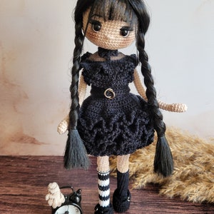 Wednesday Addams party dress body pattern pdf TUTORİAL ENGLİSH & SPA image 4