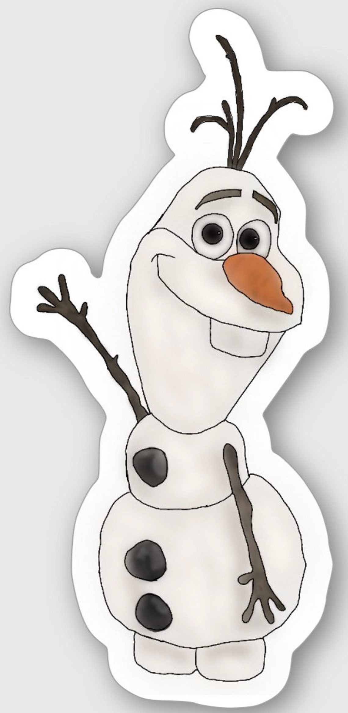 Olaf sticker Etsy