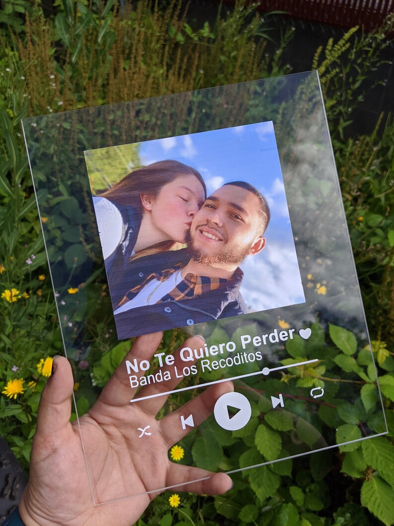 Personalized Acrylic Song Title Plaque Etsy