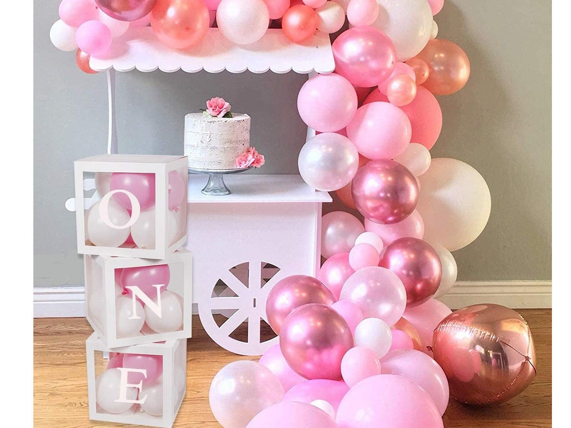 First Birthday Balloon Boxes for Party Decorations1st Etsy