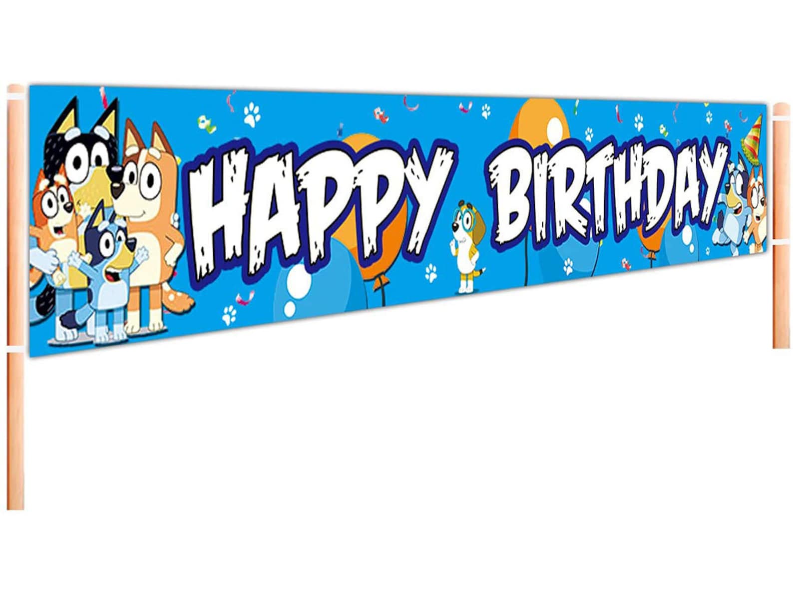 Bluey Happy Birthday Banner
 Bluey Happy Birthday Banner Bluey Themed Birthday