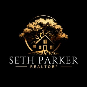 Realtor Logo Template - Business Logo - Real Estate Logo - Realtor Logo - Realty agent logo - Gold Oak Tree House Logo - Canva Template