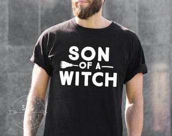 Son Of A Witch SVG EPS PDF Png Jpg, Fall Svg Halloween Svg, Halloween Shirt Svg, Witch Vibes Svg, Witchy Vibes Svg, Witches Son, Goth Gift