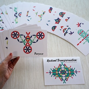 Radiant Transformation Card Deck | Daily Affirmation Card Deck for Self Empowerment | Oracle Card Deck | Self Care Kit | Encouragement cards