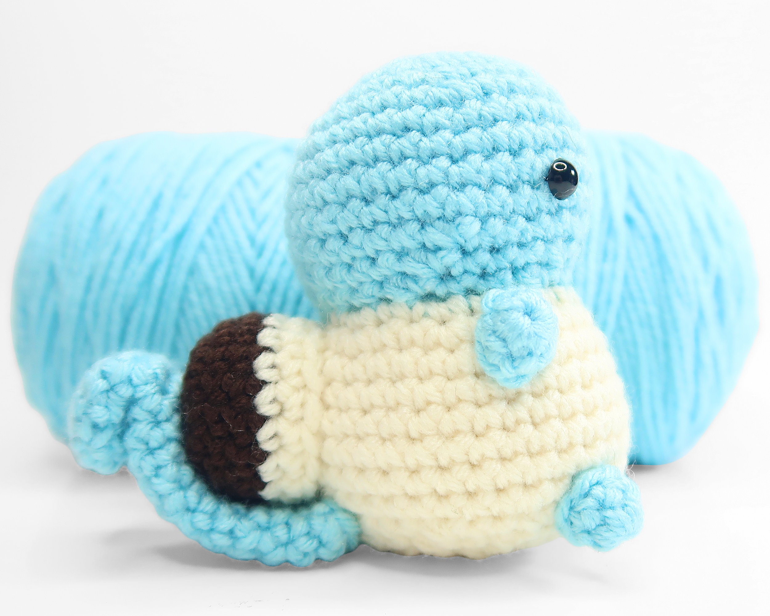 Beginner Squirtle Crochet Kit Easy Crochet Starter Kit Etsy