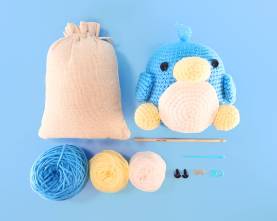  Beginner Mr. Penguin Crochet Kit - Easy Crochet