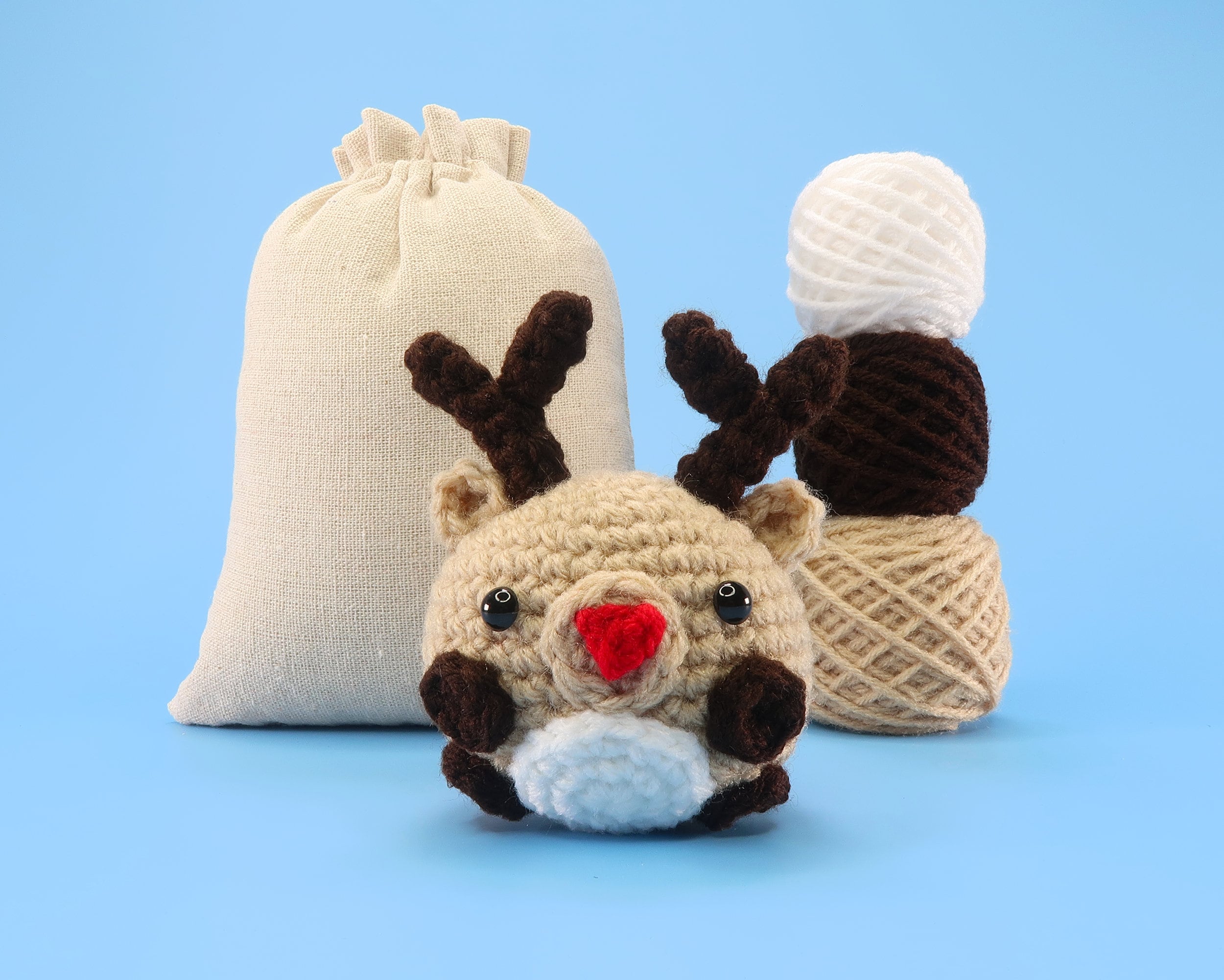 Beginner Red Panda Crochet Kit Easy Crochet Starter Kit Crochet Animals Kit  Amigurumi Kit Crochet Gift Animal Crochet Store 
