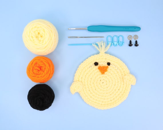 Beginner Cow Crochet Kit - Easy Crochet Starter Kit - Crochet Animals Kit -  Amigurumi Kit - Crochet Gift - Animal Crochet Store