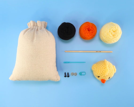 Beginner Chicken Crochet Kit Easy Crochet Starter Kit Crochet