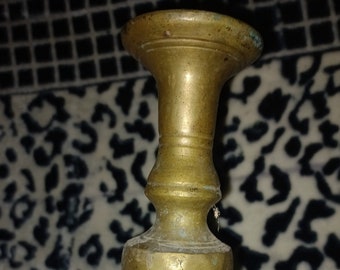Traditional Moroccan Brass Candlestick Stand