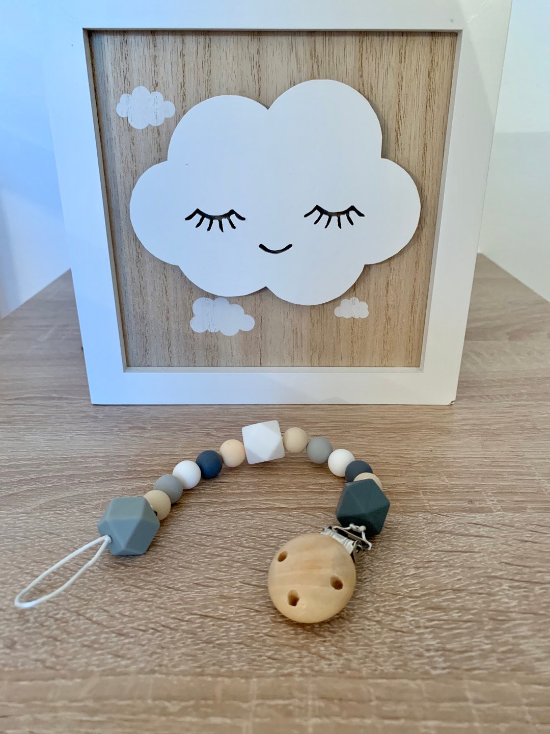 Customizable Silicone Pearl Pacifier Clip Etsy