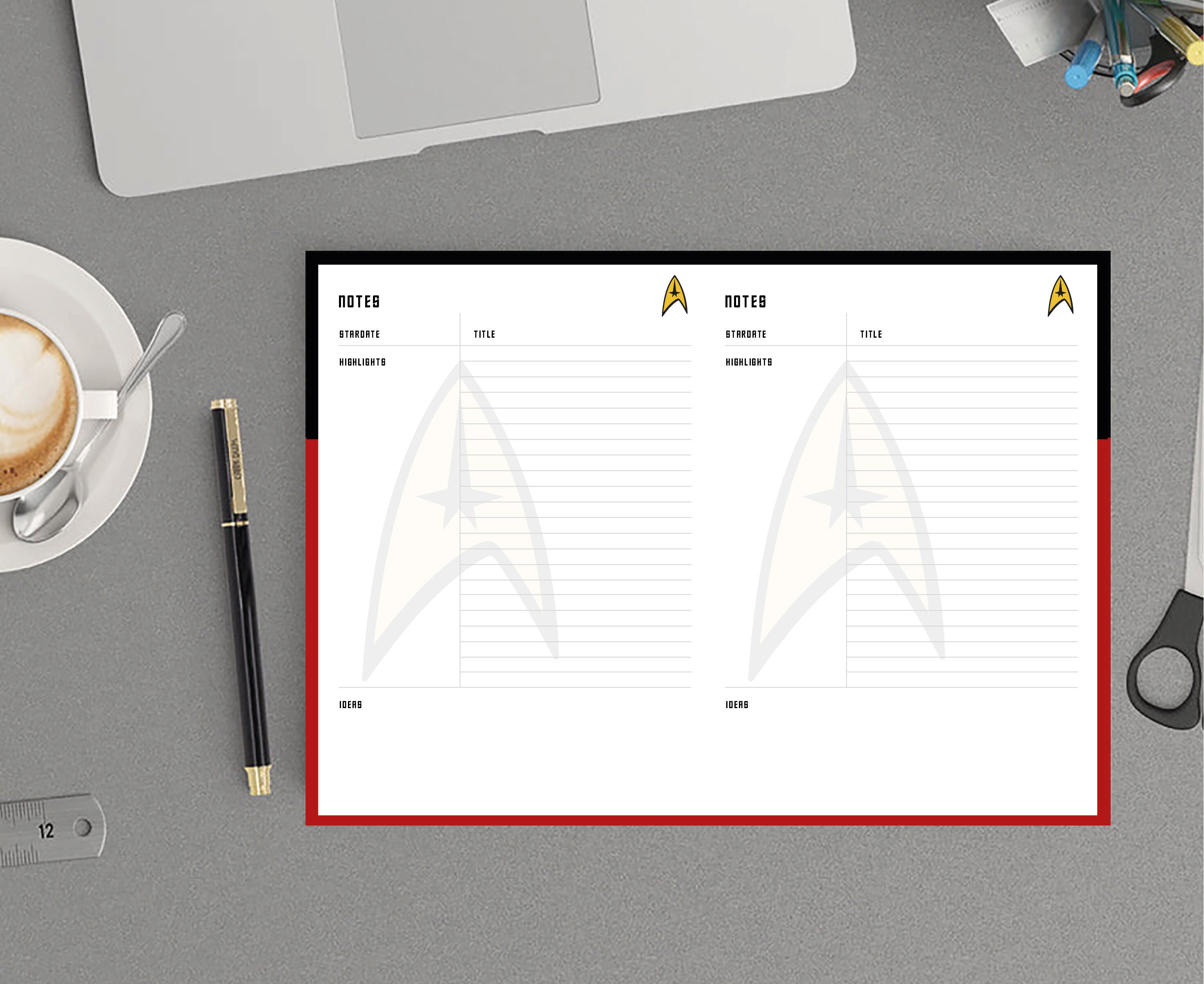 Printable Star Trek Captain's Log Year and Monthly - Etsy