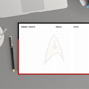 Printable Star Trek Captain's Log Year and Monthly - Etsy