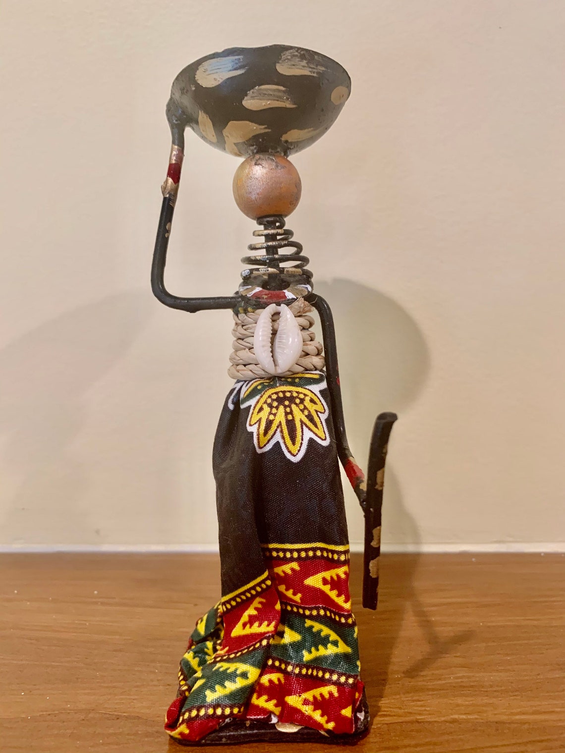 African Tribal Lady Candle Holder Centerpieces with Relish Etsy
