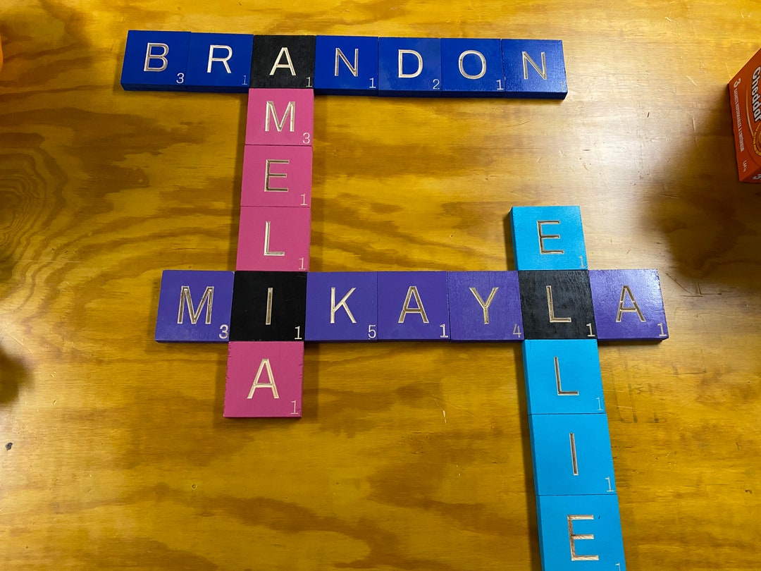 Scrabble Wall Tiles Etsy