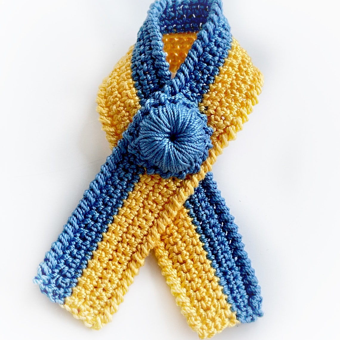 Ukrainian Ribbon Blue Yellow Pin Ukrainian Brooch Ukrainian Etsy