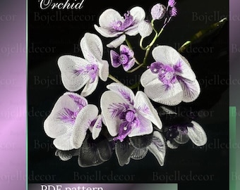 Crochet Orchid Pattern: Amigurumi Phalaenopsis Flower (PDF Pattern)