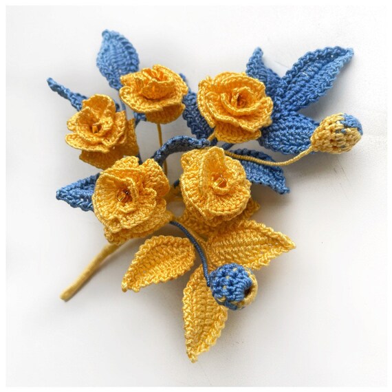 Flower Brooch for Women Garment Accessories Bouquet Corsage Floral