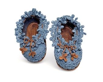 SLIPPERS BABY SHOES Baby crochet booties Footwear for boys Crochet baby shoes Grandchild gift Newborn baby shower gift