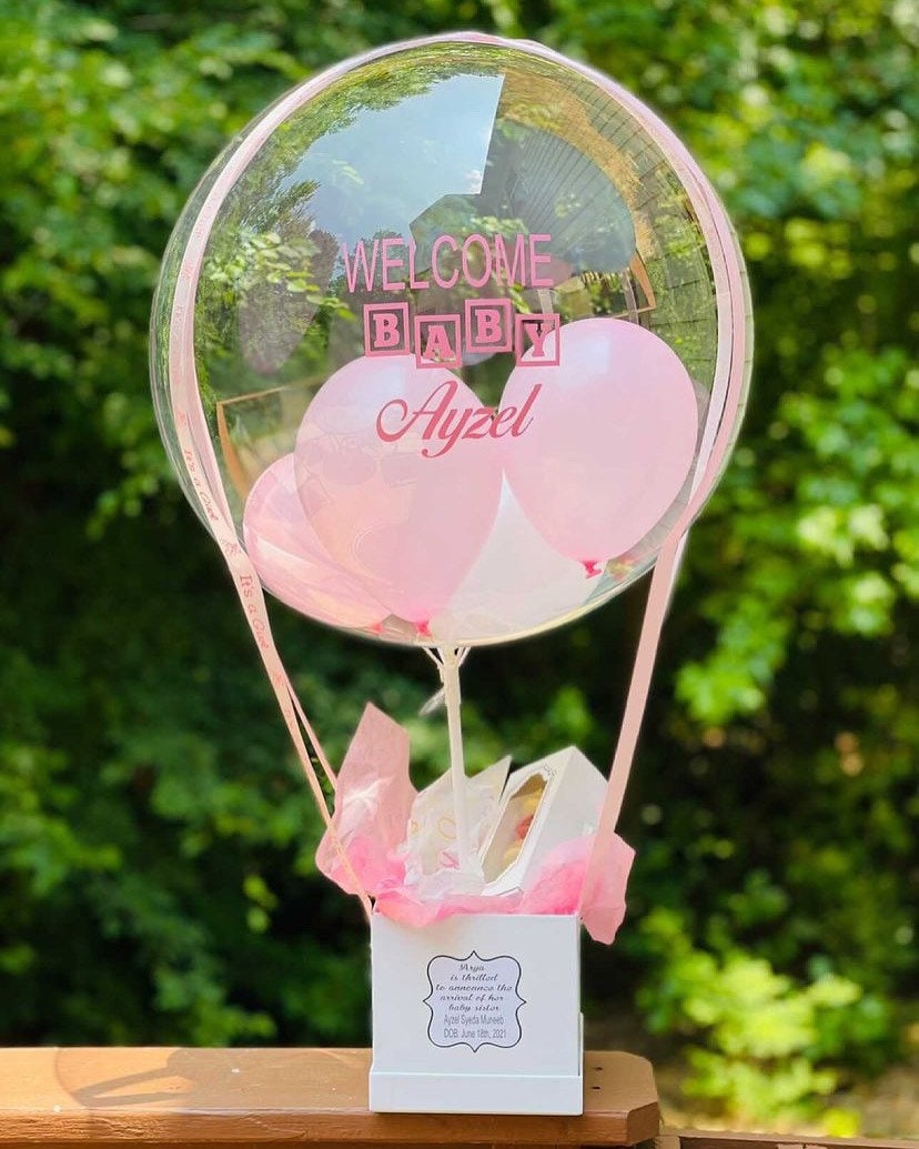 DIY Hot Air Balloon with Chocolate Bouquet / Bobo Balloon Bouquet
