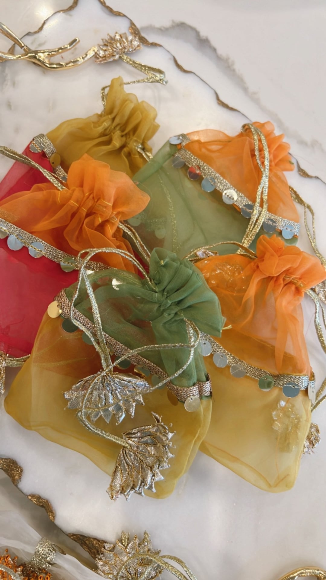 Potli Favor Bags Potli Bags Indian Wedding Pakistani Wedding Bidh Favor