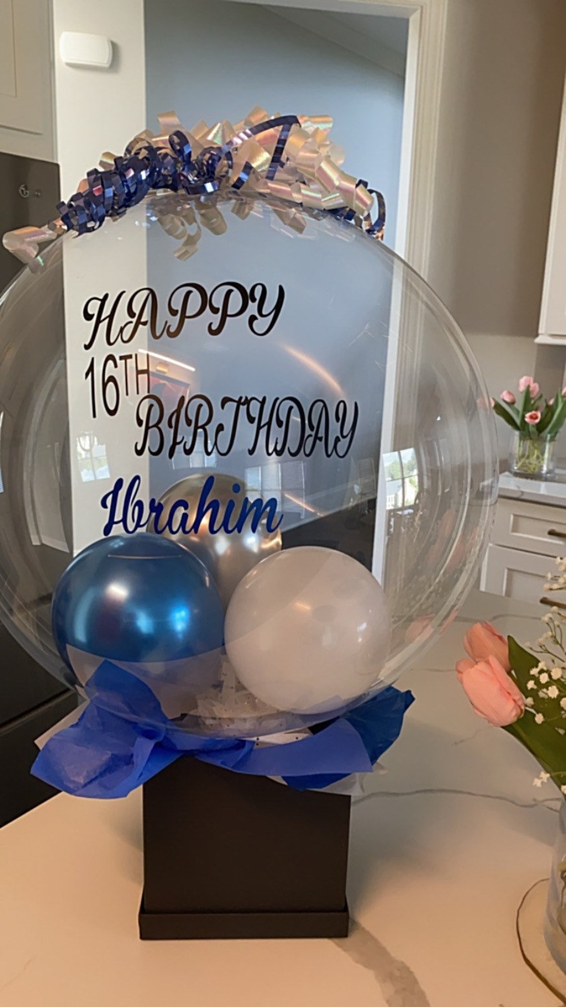 Personalized Balloon Baskets Birthday gifts wedding gifts Etsy