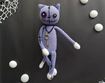 scary cat stuffed animal